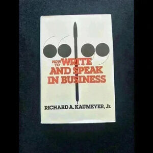 How to write and speak in business - Hardcover - VERY GOOD